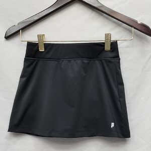 Prince Girls Size Small 8,9 Black Tennis Skirt